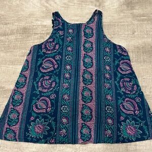 Anthropologie Floral Patterned Sleeveless shirt